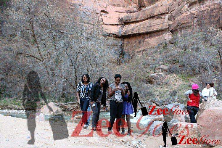 Laughing at picture taking positions