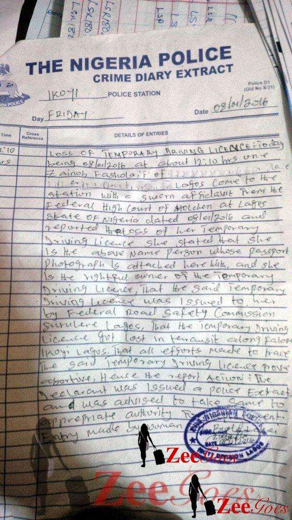 The report that apparently costs N5,000