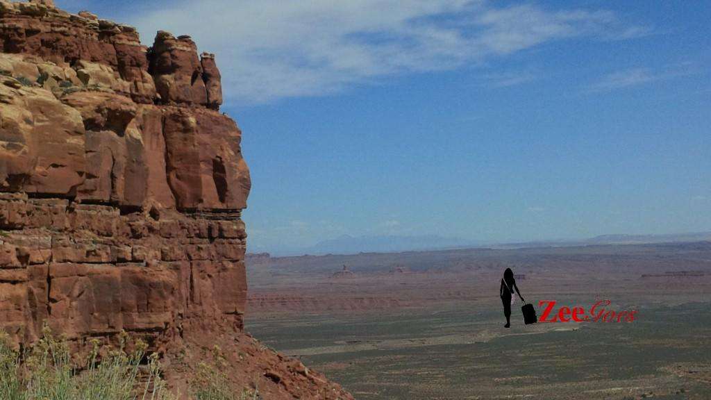 You see that rock's edge? We were driving quite close to it.