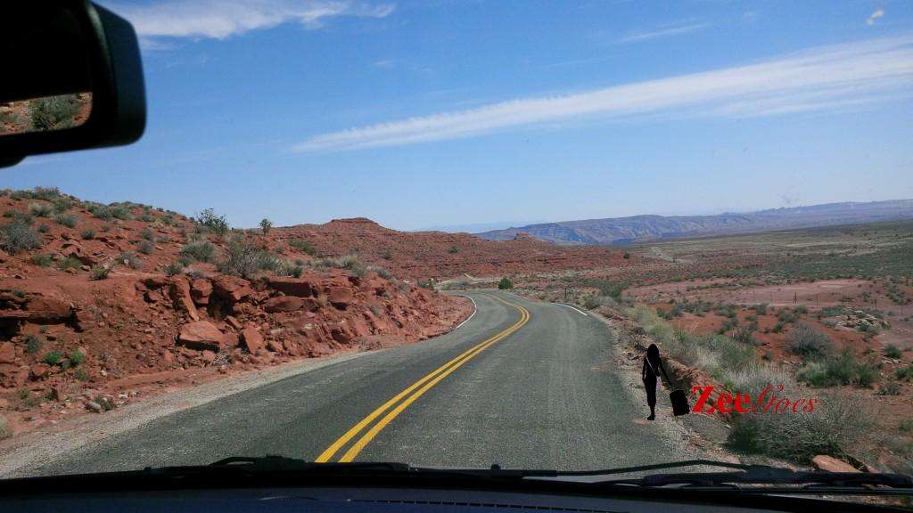 The drive to Kayenta
