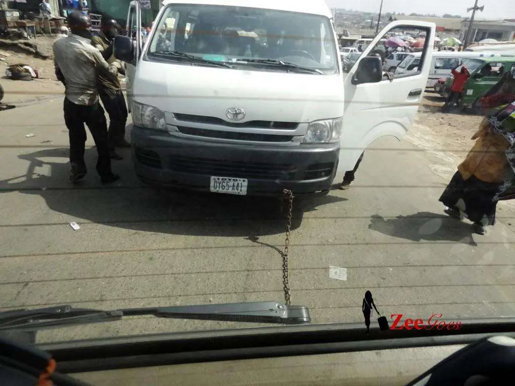 Travel Nigeria: Lagos To Ibadan And Erin Ijesha 15 We had to get the bus towed with a chain that kept falling apart. Epic