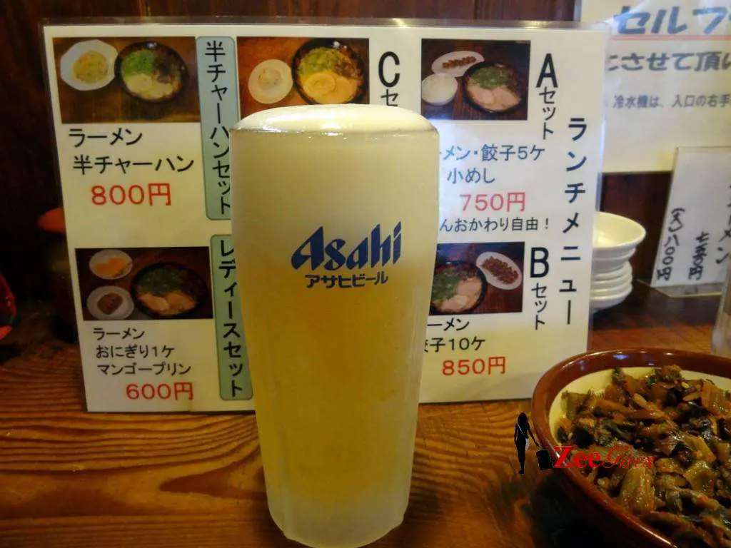Travel Japan: Grubbing Through Fukuoka 11 Beer with ramen is a must.
