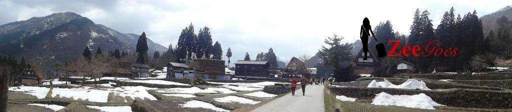 A wide view of the village