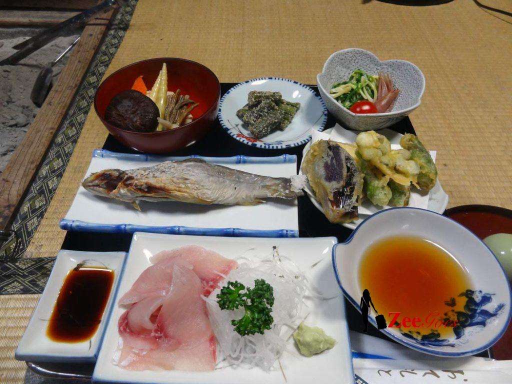 First night's dinner