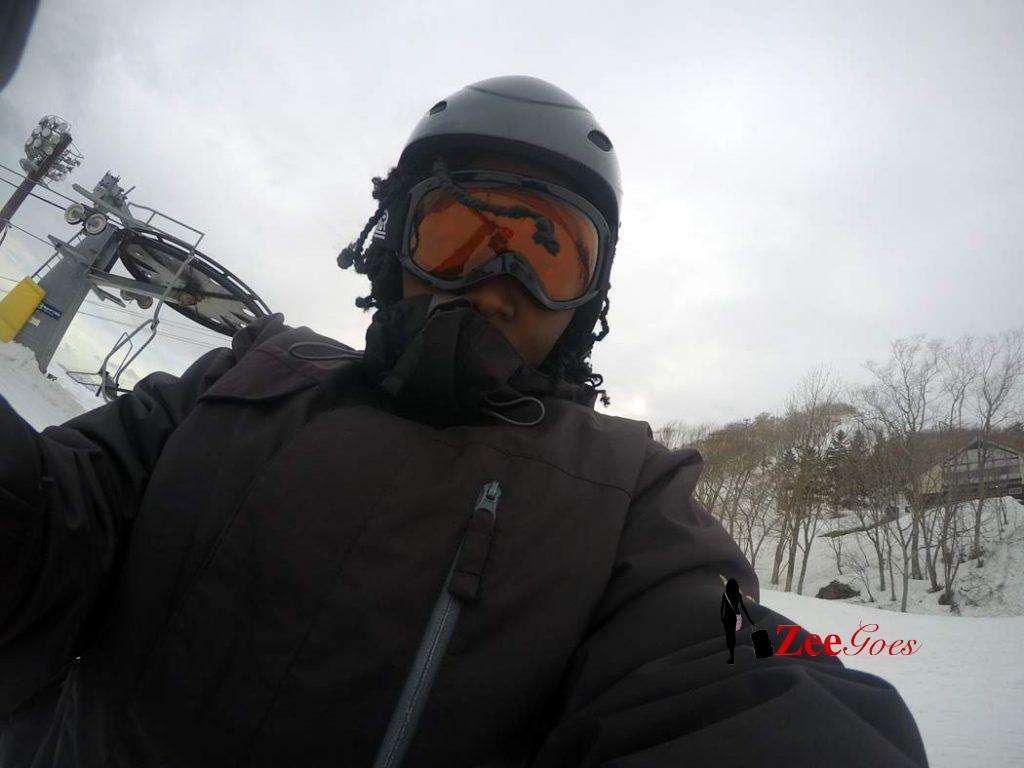 Just got off the gondola for the first run of the 2nd day, and i was feeling more confident. I was ready for the slope's challenge