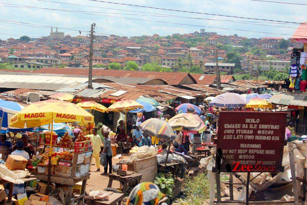 Market hunts in abeokuta