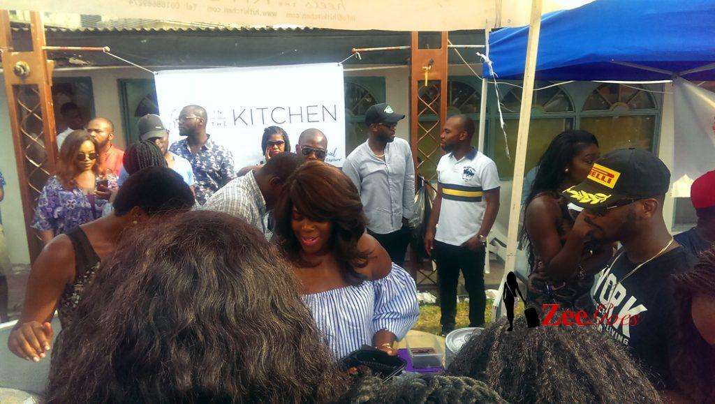 Heel In The Kitchen killing it...the queue was ridiculous