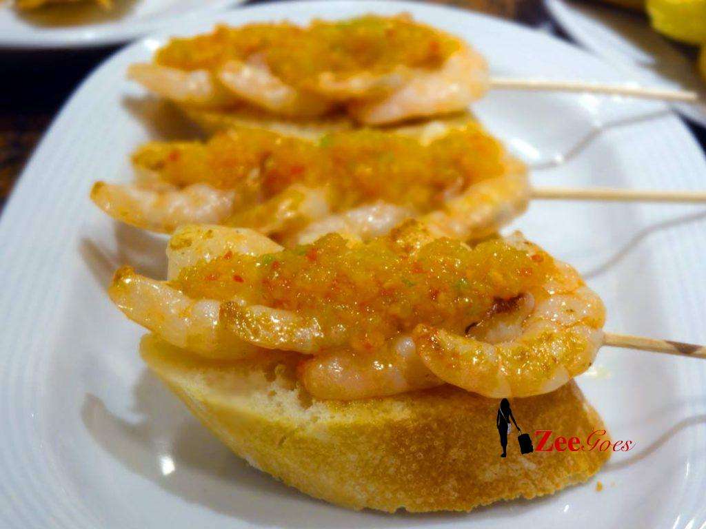 In the Basque region, it is called Pintxo not Tapas