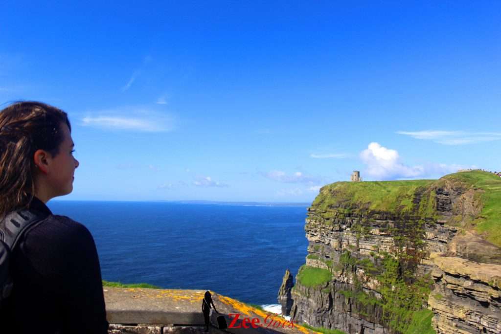 My roomie in galway, liz. We ran into each other on the cliffs