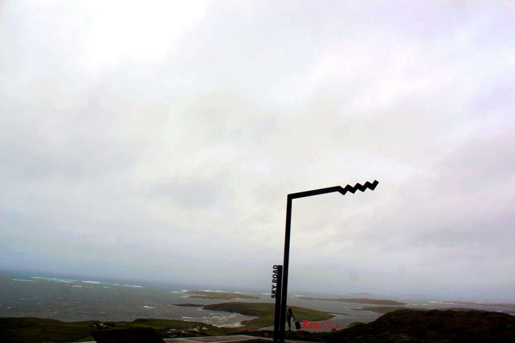Hit the street to connemara, sky road was the first sight stop