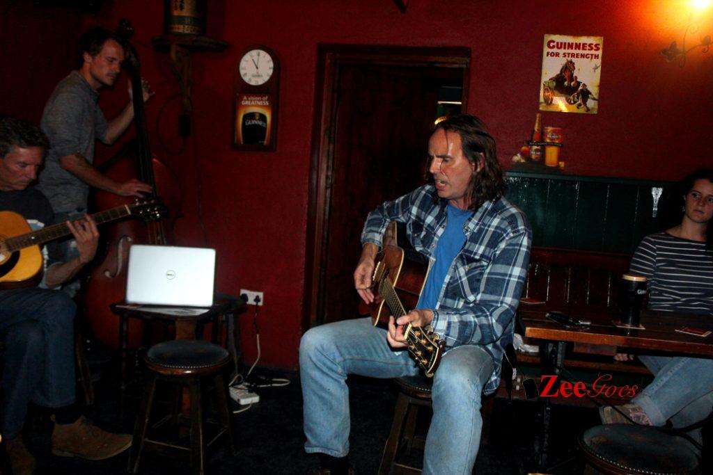 Enjoying some rock and blues