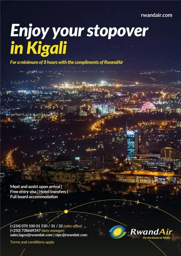 Free visa entry in kigali!