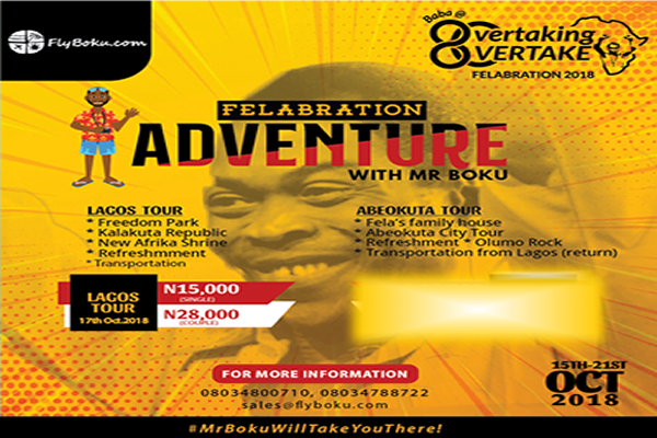 Not too late to get on flyboku's travel felabration packages