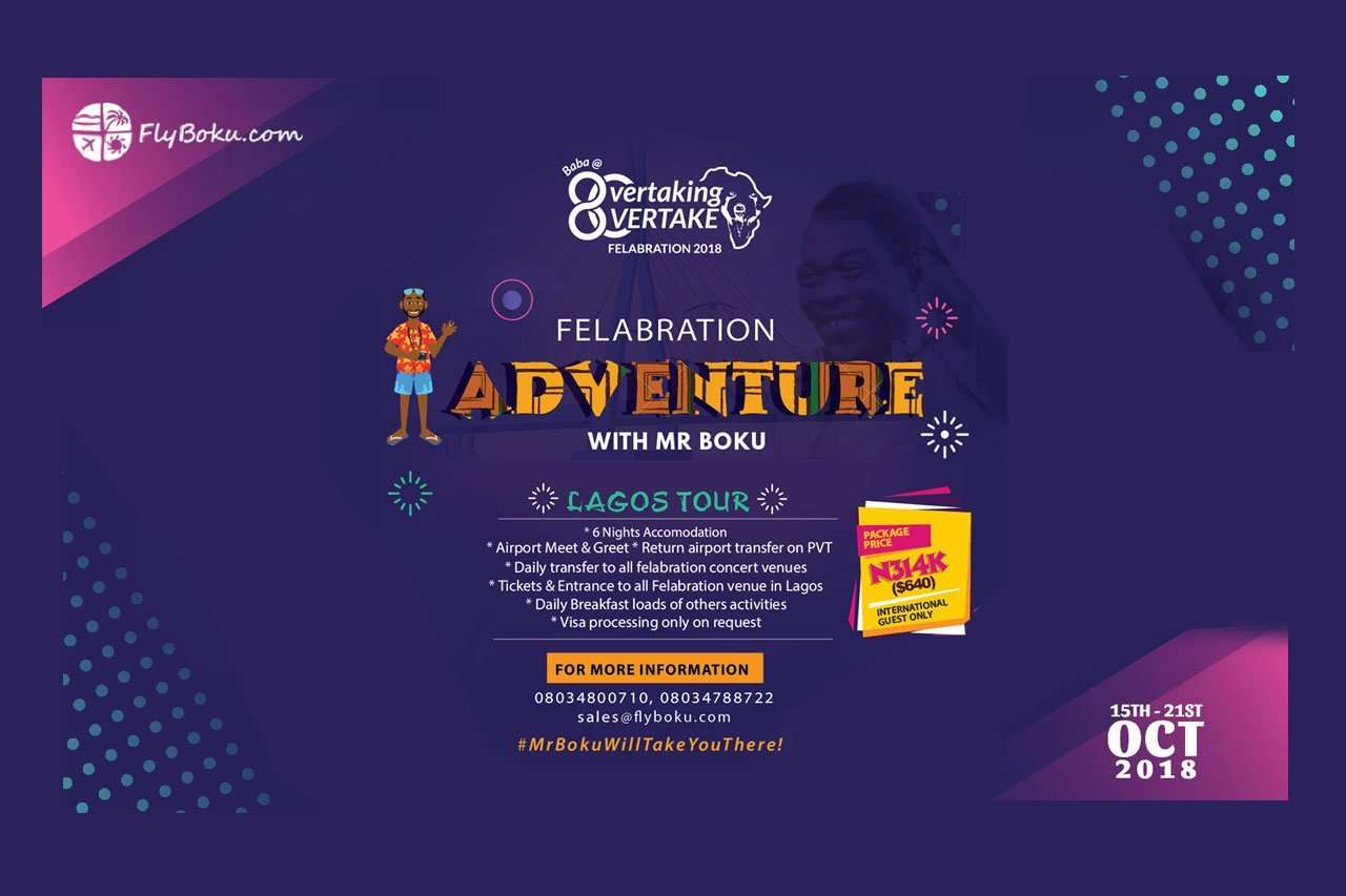 Not too late to get on flyboku's travel felabration packages