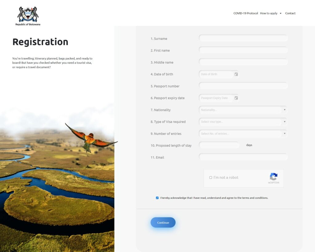 Visa To Botswana, How To Guide For Nigerians And Other Travelers 4 Visa to botwana