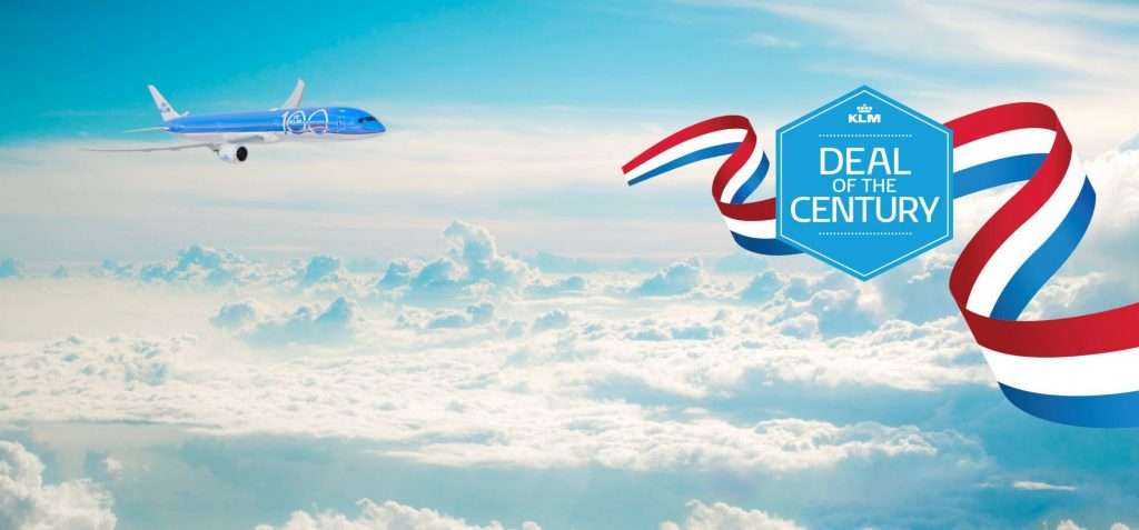 Klm at 100 + flight deals