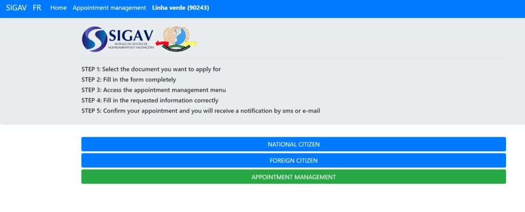 visa to Mozambique