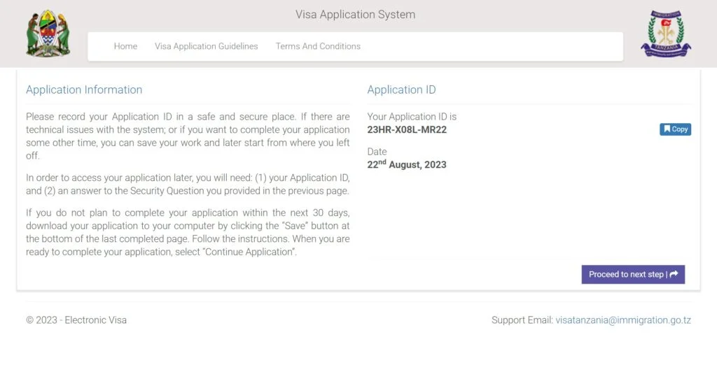 Visa To Tanzania, The Best Guide For Nigerian Passport Holders 5 Image guide for how to apply online for visa to tanzania
