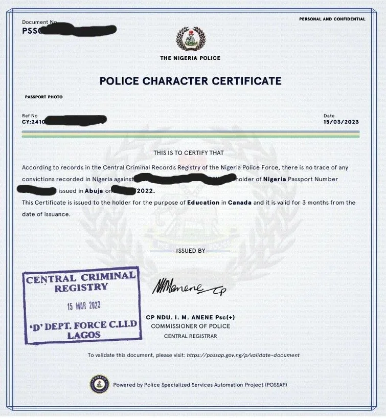 How To Guide: Nigerian Police Clearance Certificate For Travel Visa 4 How to guide: nigerian police clearance certificate for travel visa