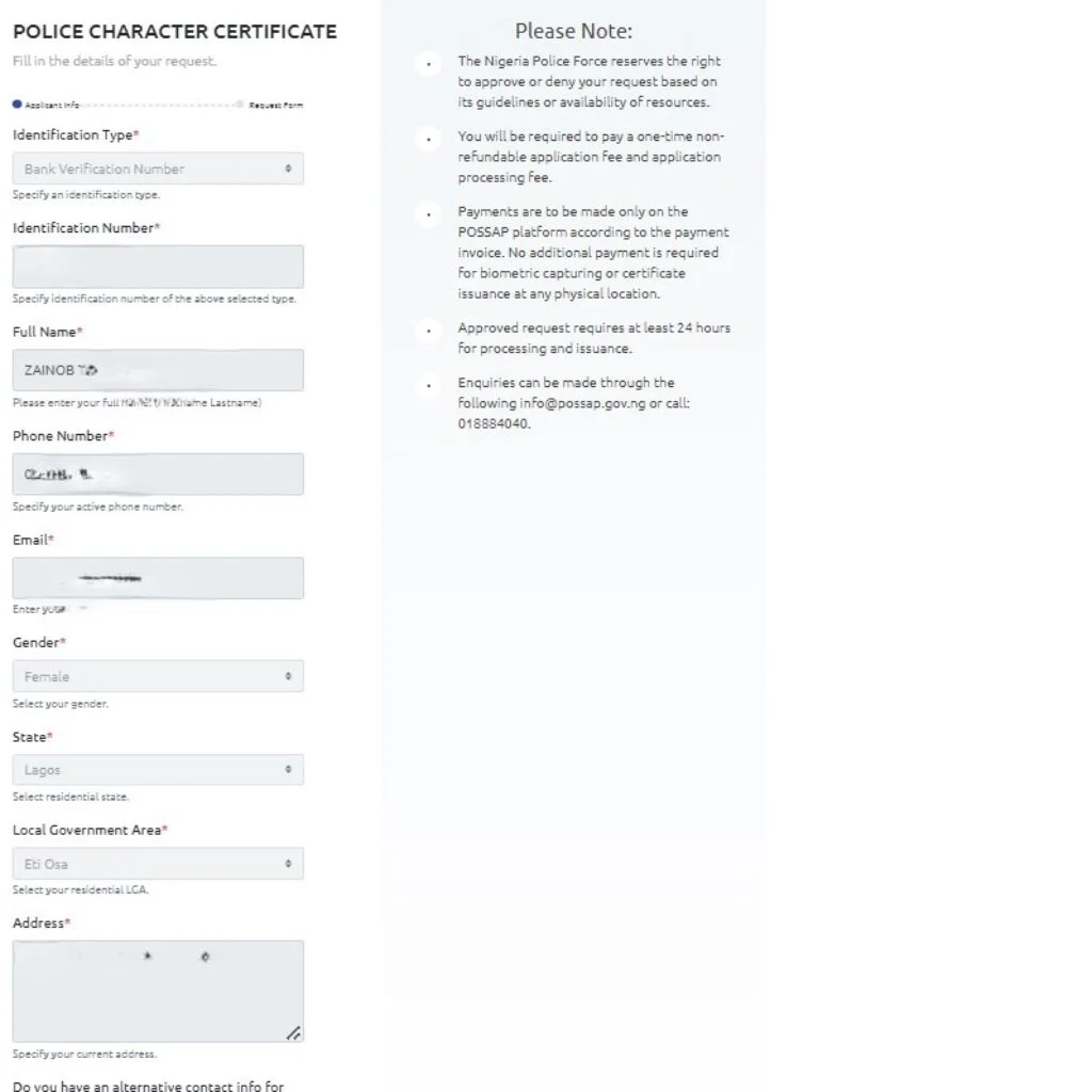 How To Guide: Nigerian Police Clearance Certificate For Travel Visa 6 How to guide: nigerian police clearance certificate for travel visa
